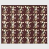 Old Goat Birthday Humor Goat Boerderij Animal Cadeaupapier (Vlak)