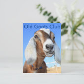 Old Goats Club Briefkaart (Staand voorkant)