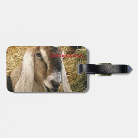 Old Goats Club Label Bagagelabel (Achterkant horizontaal)