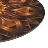 Old Gold Copper Medallion Glass Cutting Board Snijplank (Hoek)