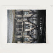 Old Gothic Mansion Photo Booth Prop Achtergrond Wandkleed (Voorkant (horizontaal))