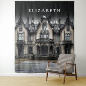 Old Gothic Mansion Photo Booth Prop Achtergrond Wandkleed (In situ)