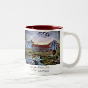 "Old Green Family Mill" Tweekleurige Koffiemok