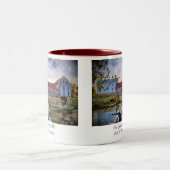 "Old Green Family Mill" Tweekleurige Koffiemok (Center)