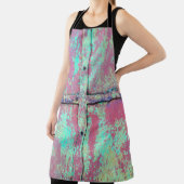 Old green painted wall with rust texture. Grunge r Schort (Insitu)