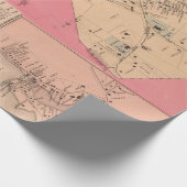 Old Greenwich CT Map (1867)  Connecticut  Cadeaupapier (Hoek)