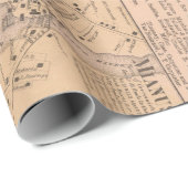 Old Greenwich CT Map (1867)  Connecticut  Cadeaupapier (Rol Hoek)