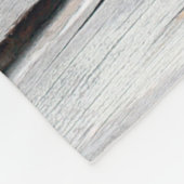 Old grey wooden plank wall textureabstract,backgro fleece deken (Hoek)