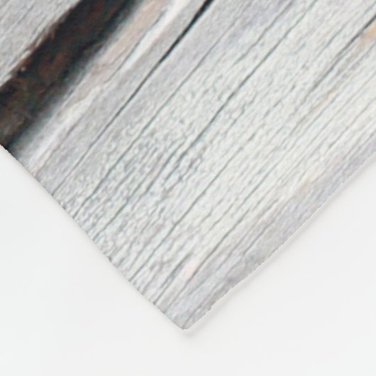 Old grey wooden plank wall textureabstract,backgro fleece deken (Hoek)