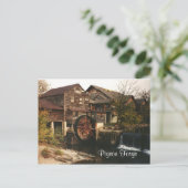 Old Grist Mill Briefkaart (Staand voorkant)