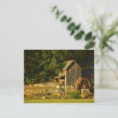 Old Grist Mill in GA Briefkaart (Staand voorkant)