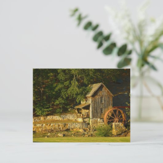 Old Grist Mill in GA Briefkaart (Staand voorkant)