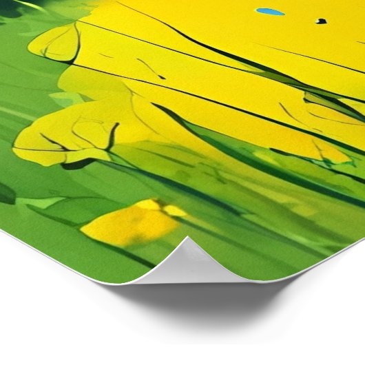 Old Growth Mushroom Forest beroemd gemaakt door Ke Poster (Hoek)