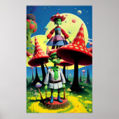 Old Growth Mushroom Forest beroemd gemaakt door Ke Poster (Voorkant)