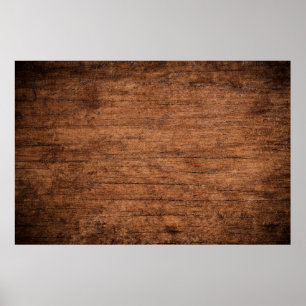 Old grunge dark textured wooden background, The su Poster
