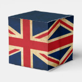 Old Grunge United Kingdom Flag Union Jack Bedankdoosjes (Achterkant)