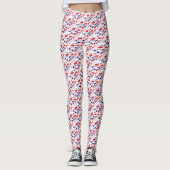Old  Grunge United Kingdom Flag Union Jack Leggings (Voorkant)