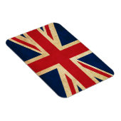Old  Grunge United Kingdom Flag Union Jack Magneet (Rechterzijde)