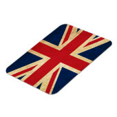 Old  Grunge United Kingdom Flag Union Jack Magneet (Linkerzijde)