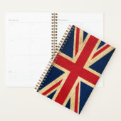 Old Grunge United Kingdom Flag Union Jack Planner (Display)