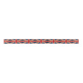 Old  Grunge United Kingdom Flag Union Jack Satijnen Lint (Voorkant)