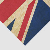 Old  Grunge United Kingdom Flag Union Jack Tissuepapier (Detail)