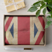 Old  Grunge United Kingdom Flag Union Jack Tissuepapier (Geschenk)