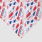 Old Grunge United Kingdom Flag Union Jack Tissuepapier (Detail)