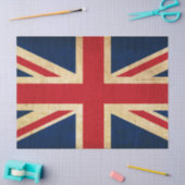 Old  Grunge United Kingdom Flag Union Jack Tissuepapier (Craft)