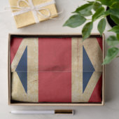 Old  Grunge United Kingdom Flag Union Jack Tissuepapier (Geschenk)