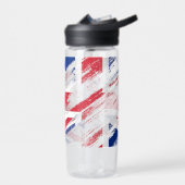 Old Grunge United Kingdom Flag Union Jack Waterfles (Links)