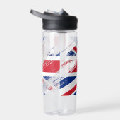 Old  Grunge United Kingdom Flag Union Jack Waterfles (Rechts)