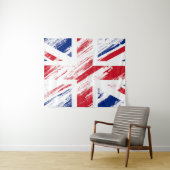 Old  Grunge Verenigd Koninkrijk Vlag Tapestry Wandkleed (In Situ (horizontaal))