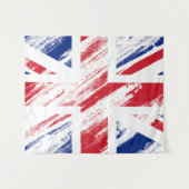Old  Grunge Verenigd Koninkrijk Vlag Tapestry Wandkleed (Voorkant (horizontaal))