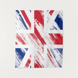 Old  Grunge Verenigd Koninkrijk Vlag Tapestry Wandkleed