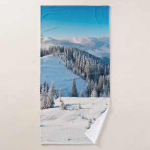 Old grunge wooden texture or background with termi badhanddoek