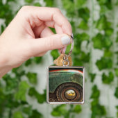 Old Grungy Green Truck — Sleutelhanger (Hand)