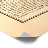 Old Guadeloupe Island Map (1825)  Gwadloup Poster (Hoek)