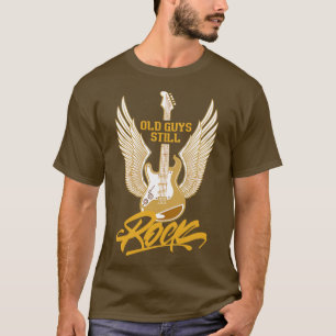 Old Guys Still Rock bassist T-shirt