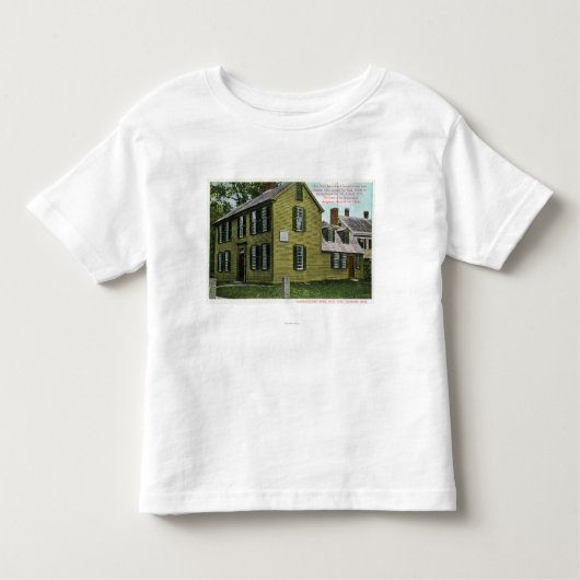 Old Hancock Clark House Uitzicht # 2 Kinder Shirts (Voorkant)