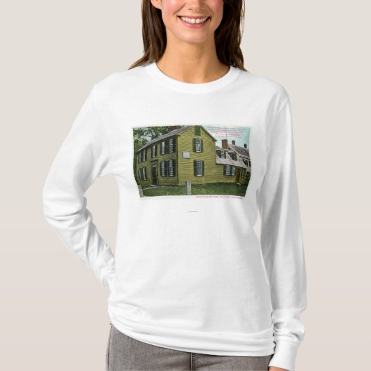 Old Hancock Clark House Uitzicht # 2 T-shirt (Voorkant)