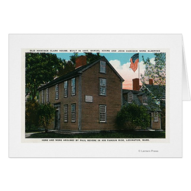 Old Hancock Clark House Uitzicht # 3 (Voorkant Horizontaal)