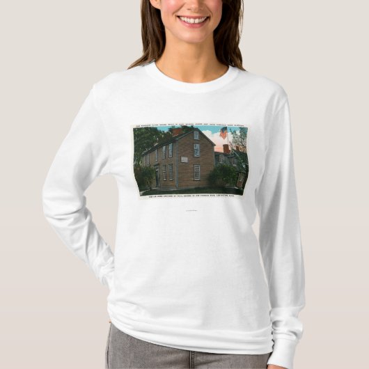 Old Hancock Clark House Uitzicht # 3 T-shirt (Voorkant)