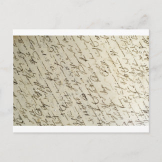 Old Handwriring Briefkaart