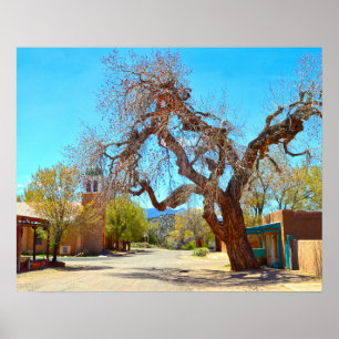 Old Hanging Tree, Cerrillos, New Mexico Poster