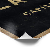 Old Harlem Lager Beer  poster reclame (Hoek)