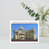 Old Harrison County Courthouse, Marshall, Texas Briefkaart (Staand voorkant)