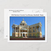 Old Harrison County Courthouse, Marshall, Texas Briefkaart (Voorkant / Achterkant)