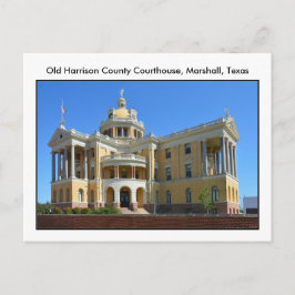 Old Harrison County Courthouse, Marshall, Texas Briefkaart