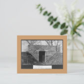 Old Harrison Tomb briefkaart (Staand voorkant)